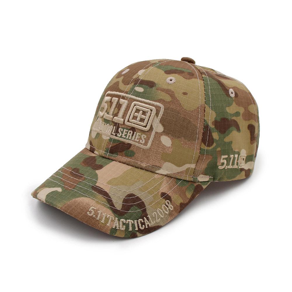 5.11 Velcro Tactical Camouflage Baseball Cap - Military Sports Hat