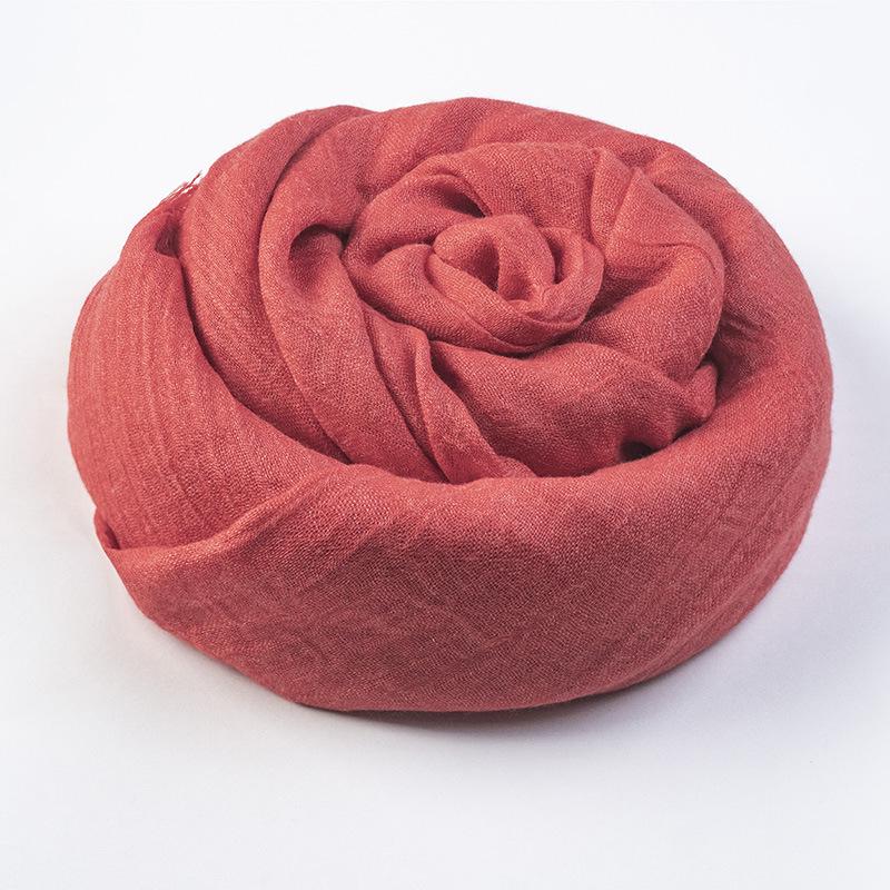 Women's Summer Sun Protection Scarf: Cotton & Linen, Japanese & Korean Style, Medium-Long, Lightweight Shawl