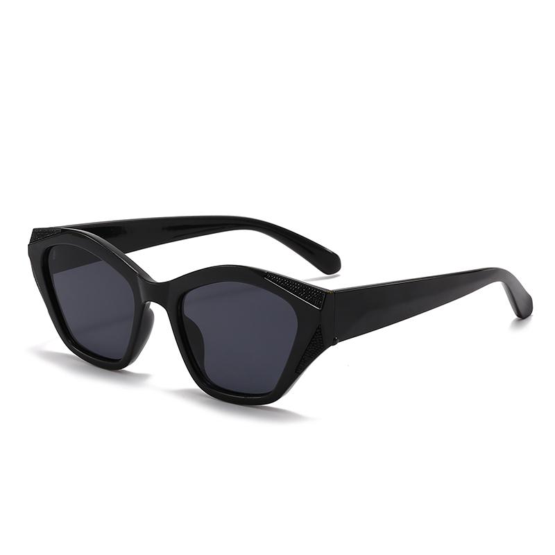 Cross-Border Specially Designed for Angular Cat-Eye Sunglasses Modern Retro Temples Sunglasses Lh179