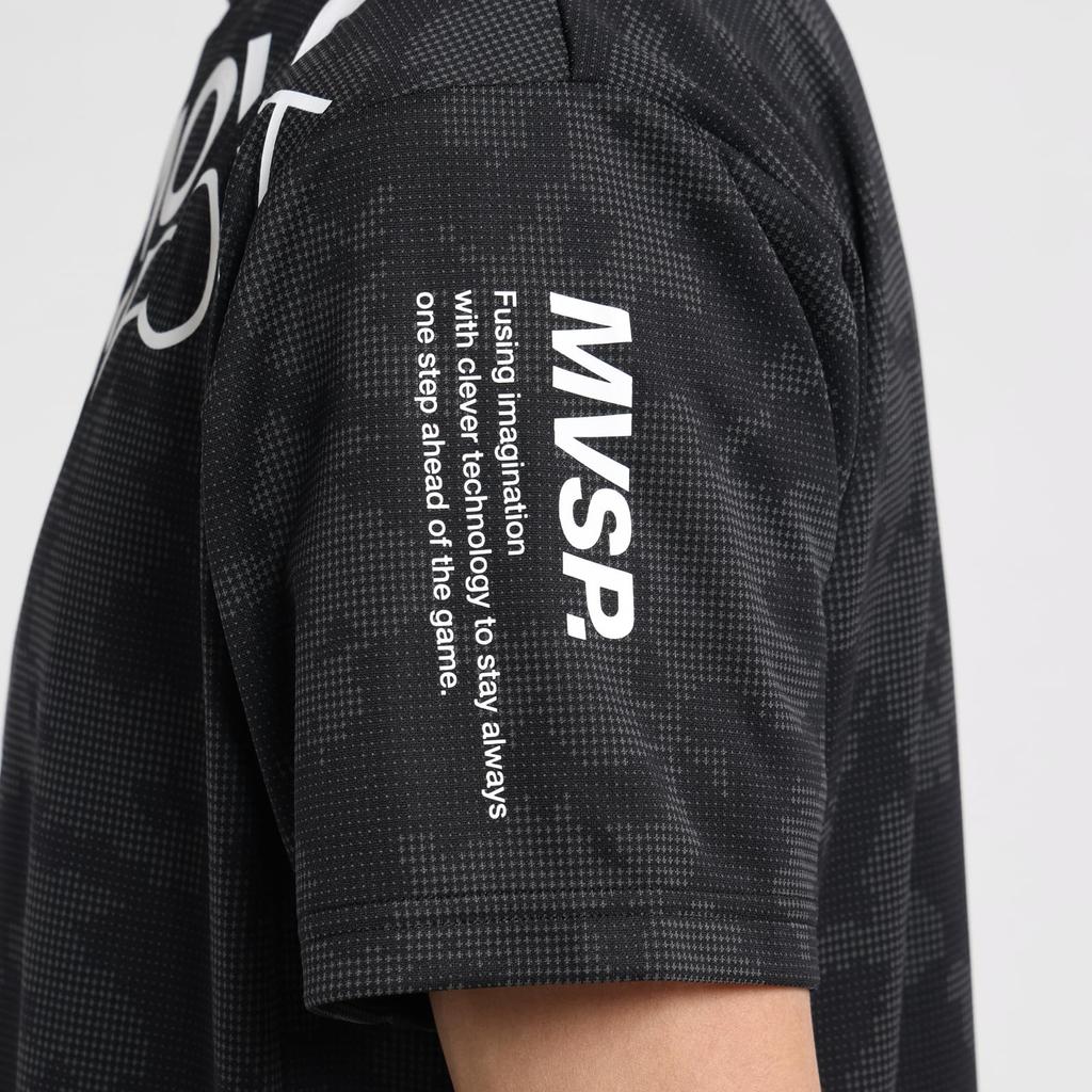 Move Sports Short Sleeve UV Training BK00 Men's T-Shirt, DESCENTE, Protection, Sweat-Wicking, Quick-Drying, Stretch, Shirt, (ST5SHTZ3MB)