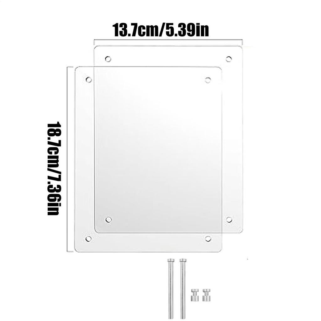 Pressed Flower Frame Acrylic Keepsake Home Decor Dried Flowers Display Photo Frames For Home Living Room Kitchen Bathroom Office