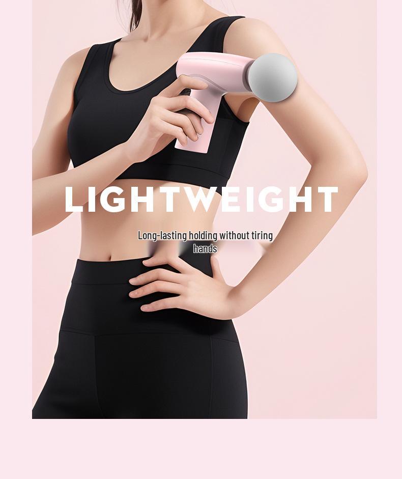 Mini Portable Full Body Percussion Massager with Multi-Gear Settings