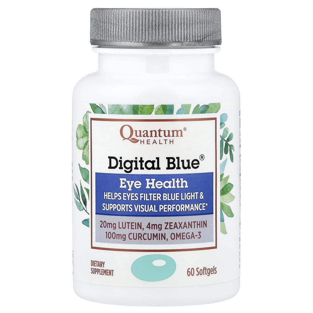 Quantum Health Digital Blue®, Eye Health, 60 Softgels