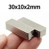 30x10x2mm Σούπερ Δυνατός Μαγνήτης Νεοδυμίου N35 NdfeB Μόνιμος Μαγνητικός Κύβος Ισχυροί Μαγνήτες Ψυγείο