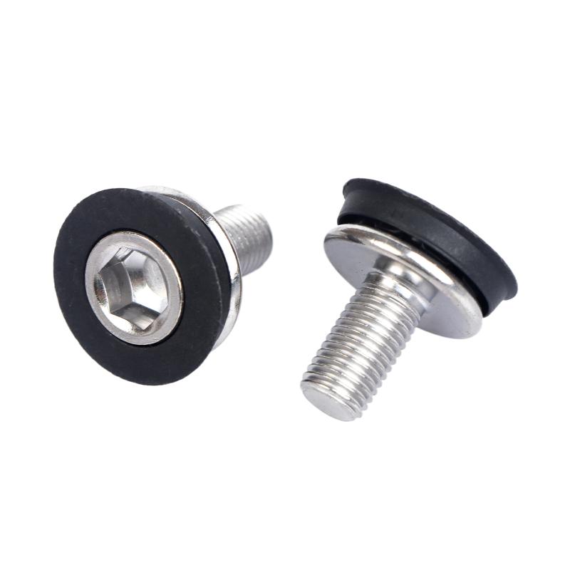 2/5/10Pcs Inner Hex Bolts Bicycle Bottom Bracket Axle Bolts M8 Screw Kit For Cycling Axle Repair Accessories