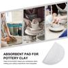 Töpferton Runde Saugfähige Unterlage zum Drehen, Abdrehen, Keramikhandwerk PVA Wiederverwendbar Rutschfest Ton Zubehör Werkzeug