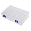 Earring Storage Box Container 8 Grids Adjustable Compartment