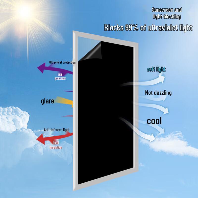 Outdoor Heat Insulation One-Way Privacy Window Film