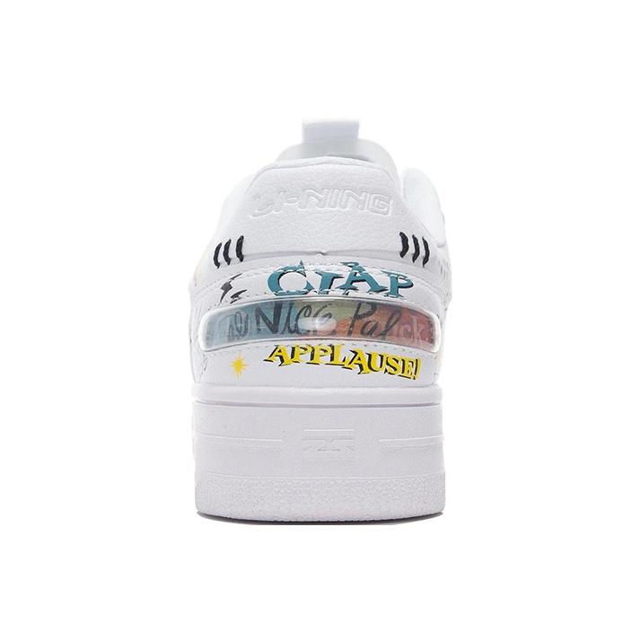 New LINING Classic Skateboarding X Disney 'White Yellow' Women's AGCS146-4