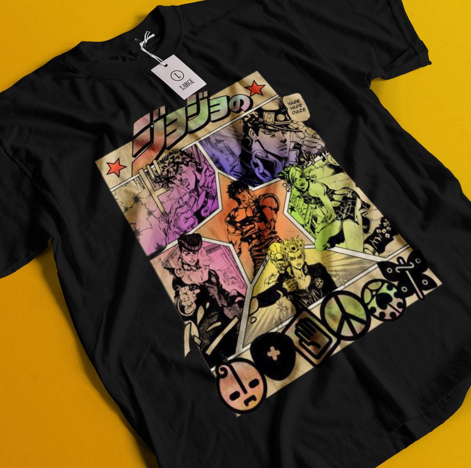 

Футболка Jojo s Bizarre Adventure Мужская Женская Топы Аниме Манга Графический Дизайн Футболка Все Размеры XL