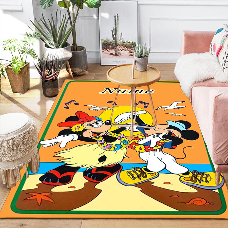 Custom 1Pc Mickey Pluto'S Flea Fight Rug Office Carpet Indoor Outdoor Entrance Doormat Nonslip Soft And Comfortable Living Room D916142