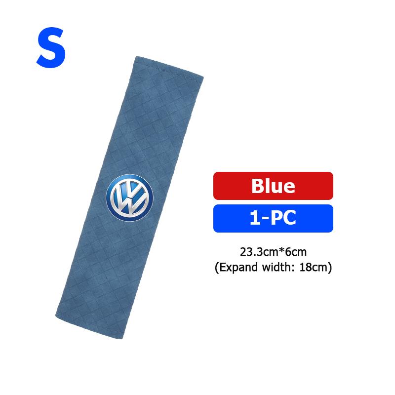 BIG1 For Volkswagen VW General Motors Seat Belt Cover Adjustable Belt Shoulder Pad Golf 4 5 6 7 Polo Jetta Sagitar Magotan Passat B5