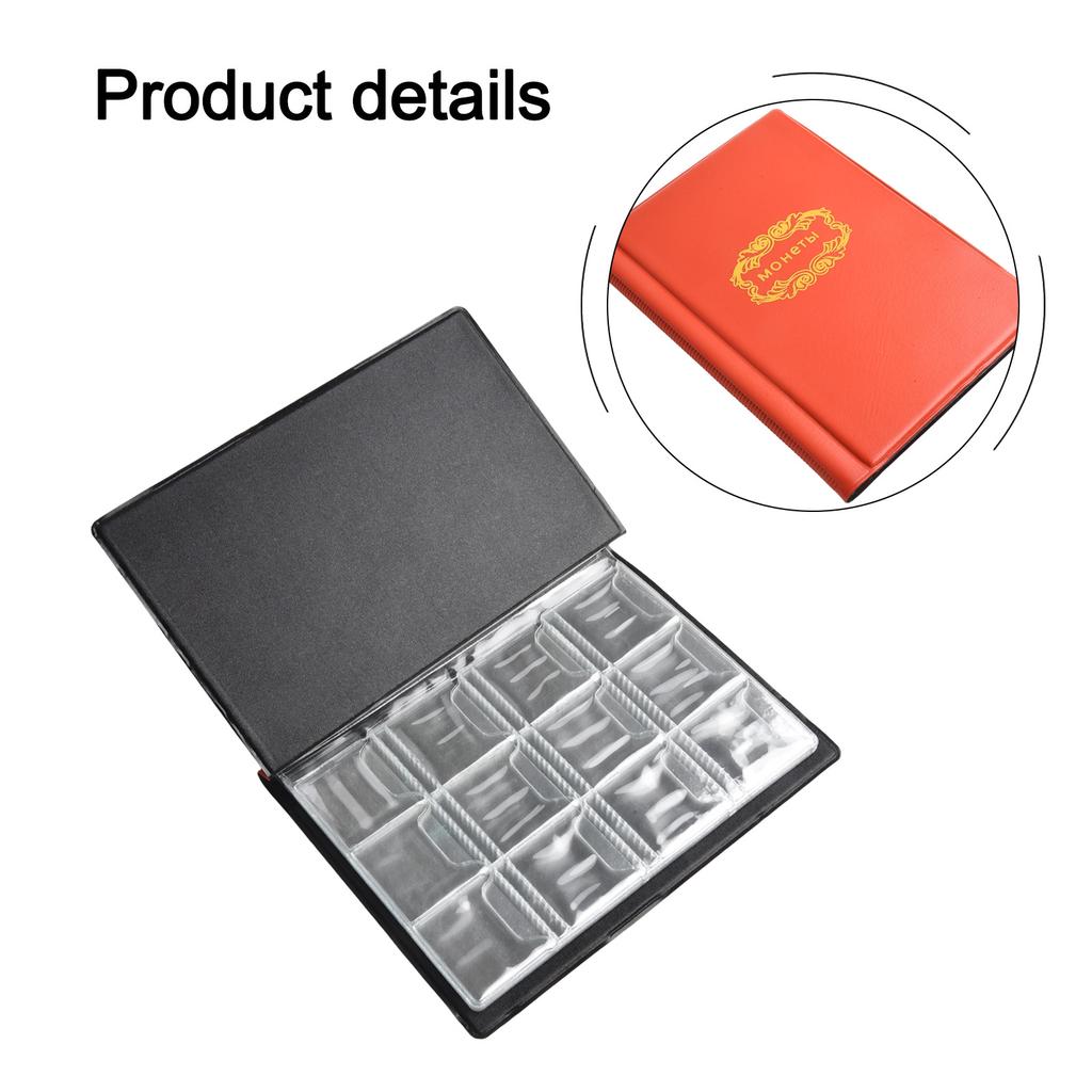 Coin Collectors' Delight 120 Bags Album for Commemorative Coins and Badges