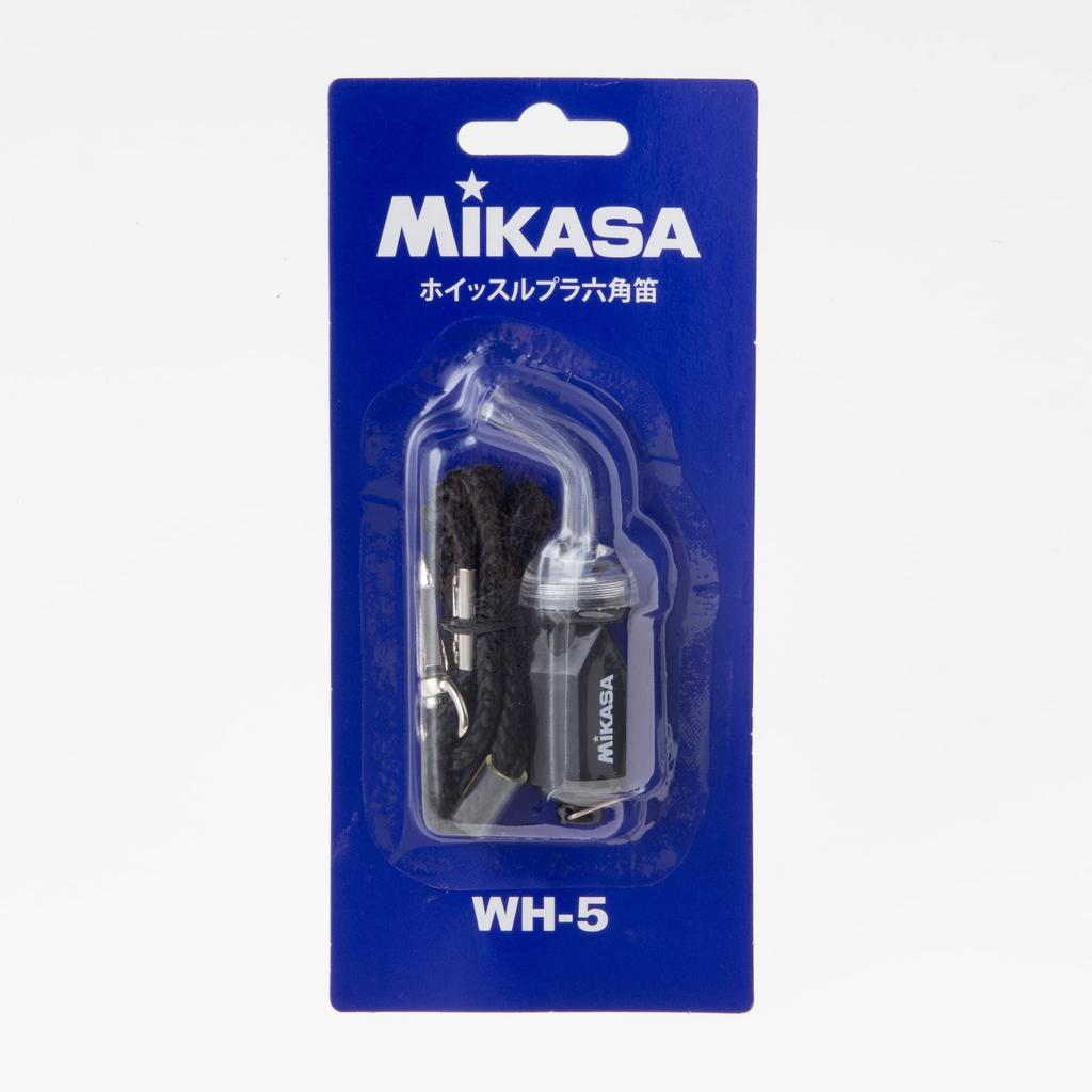 MIKASA BK Plastic Hexagonal Whistle WH-5 (Black) Direct from Japan