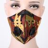   Warm Anti Dust Pollution Dustproof Filter Half Face Mask for Outdoor Cycling(Red)
