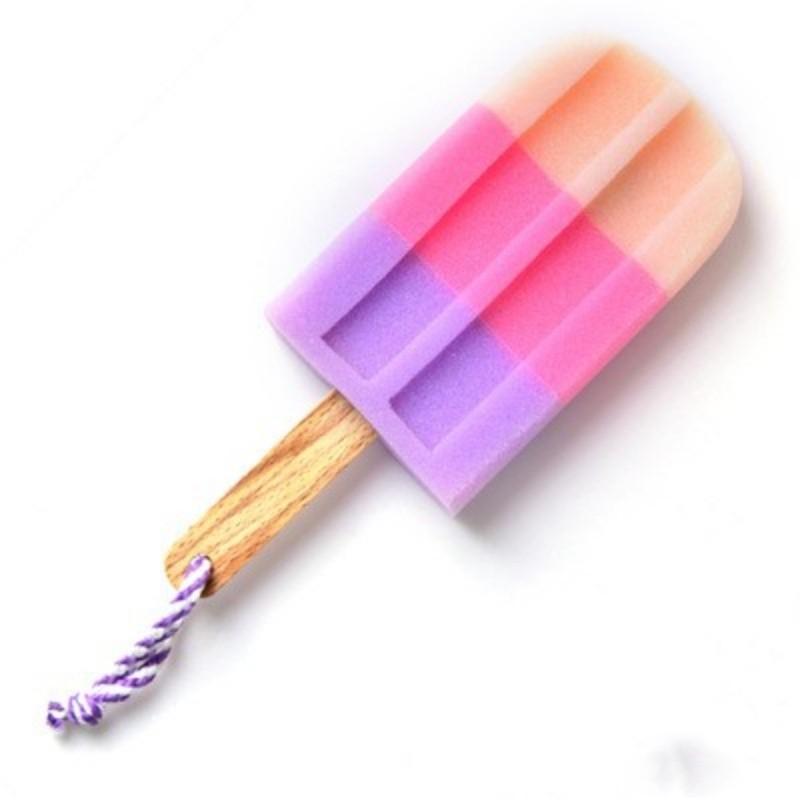 Creative Ice Cream Sponge Bath Brush For Kids With Gentle Cleaning Fun