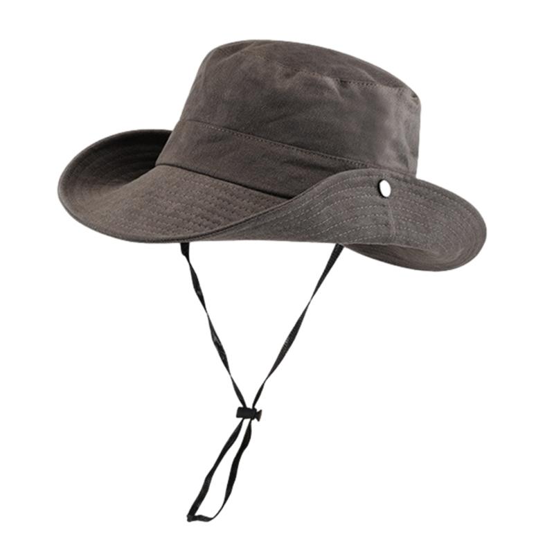 

Women Floppy Hat Summer Spring Wide Brimmed Sun Hat Breathable Fisherman Cap for Female Beach Hat Outdoor Sport Headwear сірий колір