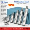 10Pcs 304 Stainless Steel PCB Standoff Spacer Circular Connecting Column for PCB Chassis Connection