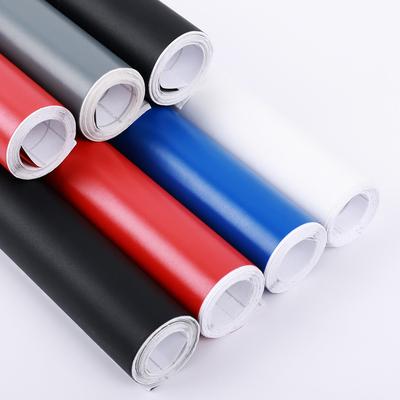 Car Matte Vinyl Film Stickers Black Auto Body Styling Wrap Film Universal DIY Auto Motorcycle Vehicle Wraps Console Decals Cover