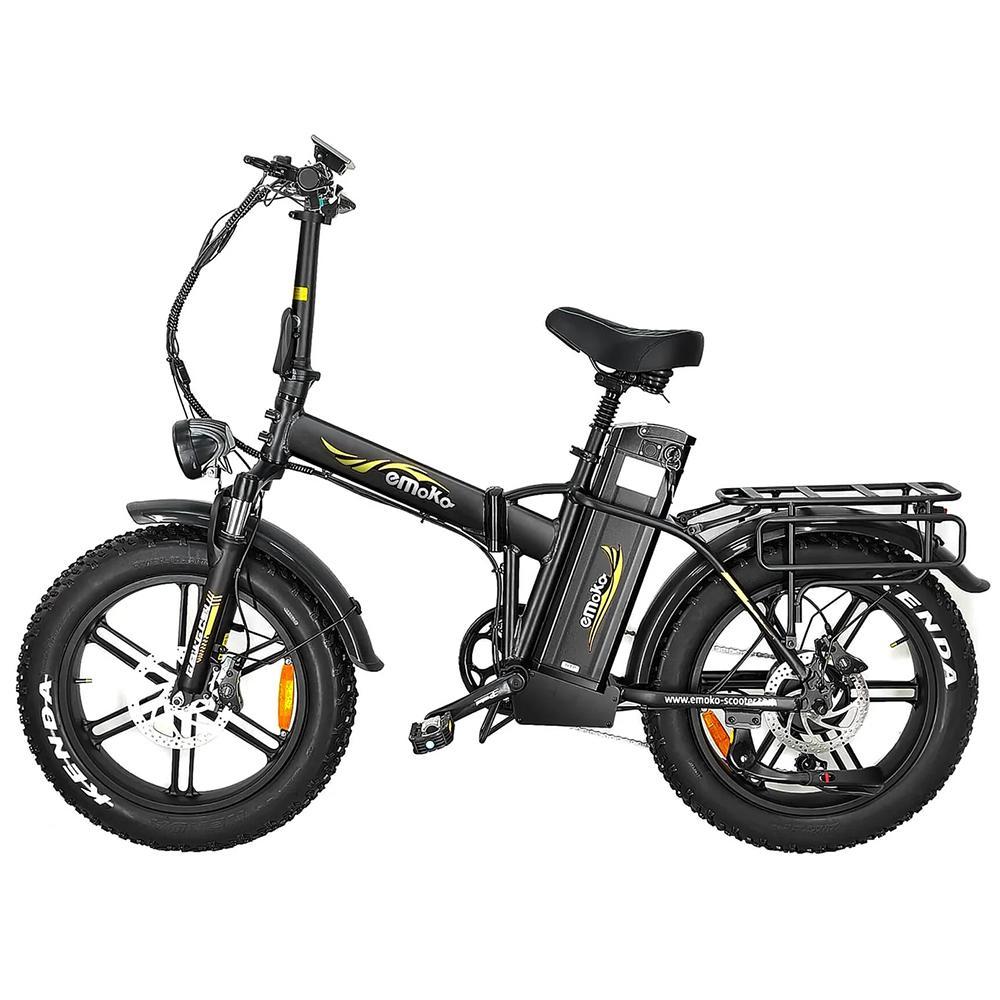 Emoko C94 20" 750W Skládací Elektro kolo 48V35Ah S Dlouhým Dojezdem, Celoodpružené Elektrické Kolo se Zadním Nosičem pro Dojíždění a Venkovní Použití