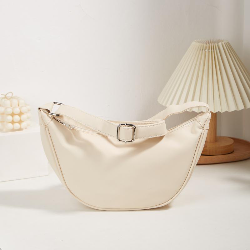 

Весенне-летние новые женские сумки, высококлассные повседневные и простые сумки-пельмени, модные и универсальные однотонные сумки через плечо