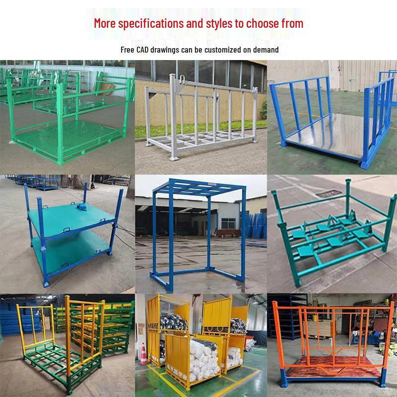 Heavy-Duty Folding Steel Shelf for Freezer & Warehouse Logistics