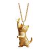 Cat Butterfly Pendant Necklace Cute Kitty Charm Necklace Women Kitten Necklace Gift for Wife Girlfriend Cat Lovers