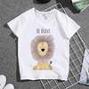 Fashion Breathable Tshirt for Boys  Girls with Cute Animal Print And round Neck ParentChild Matching Personality Clothing