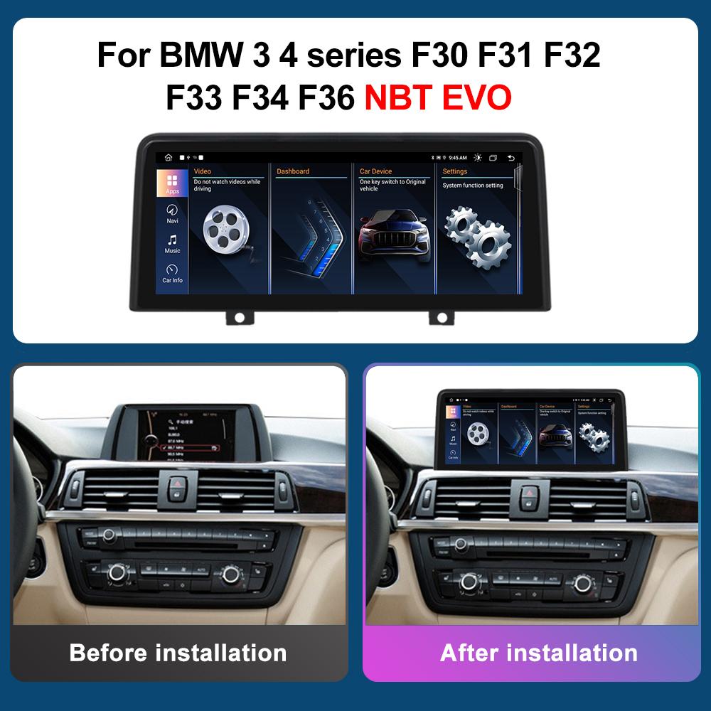 12.3 Inch 1920*720P for BMW 3 4 Series F30 F31 F32 F33 F34 F36 NBT EVO System Android Car Radio Multimedia Player DSP 4G WiFi