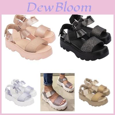 2023melissa Fashionable Melissa Women's Flat Sandals With Thick Soles Open Toe And Wide Straps
