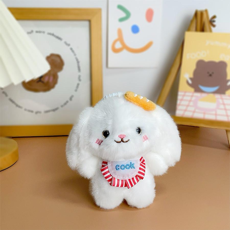 Adorable Animal Plush Doll With Short Plush Fabric For Bag Accessory And Collectible Gift