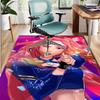 KPop Demon Hunters Pattern Rug, Indoor/Outdoor Mat, for Picnic, Gameroom, Bedroom, Office, Living Room, Home Decor Carpet, Birthday Gift