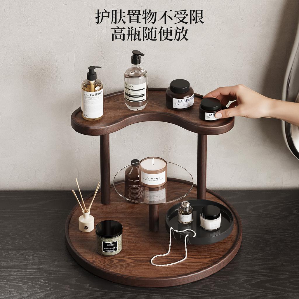 Durable Multi-layer Storage Rack Home Desktop Cosmetics Storage Products Display Finishing Rack Home Goods Countertop Rack