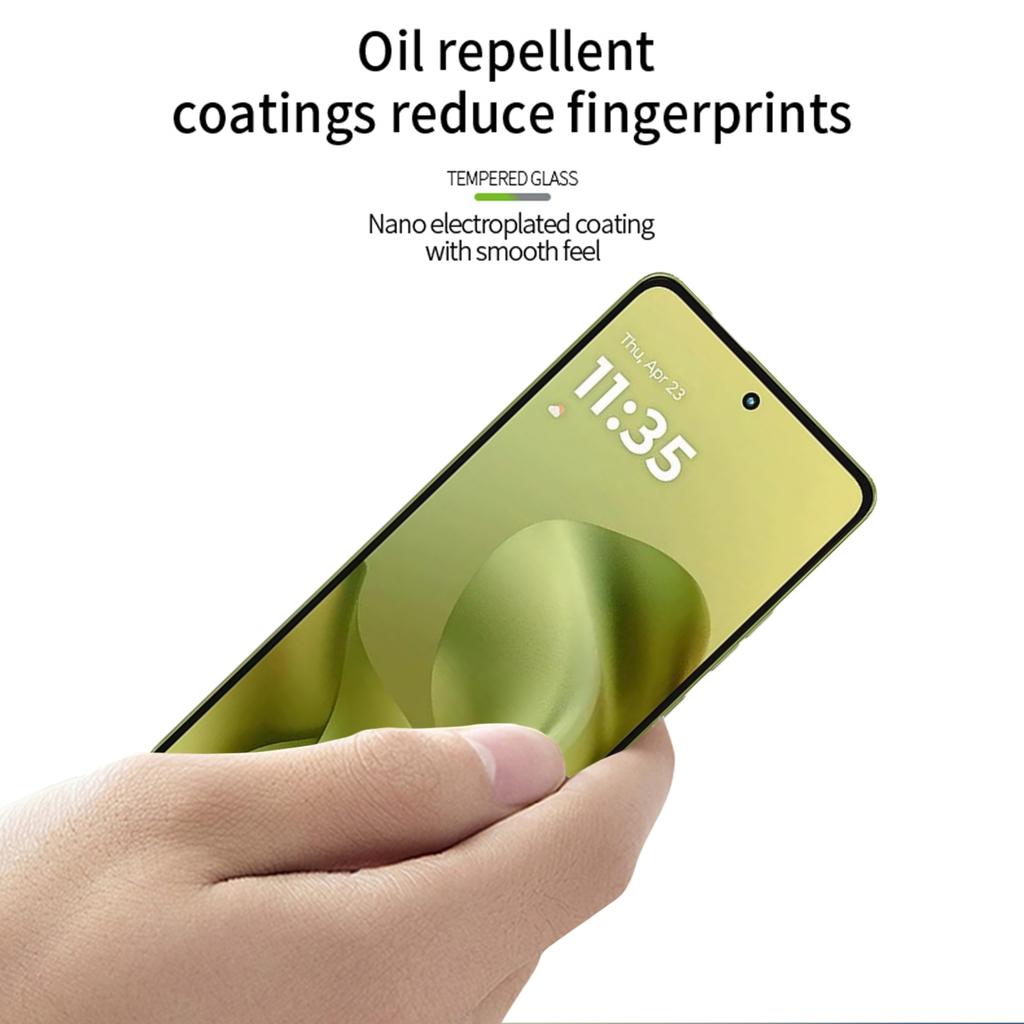 For Motorola Moto G86 Power 5G/Motorola Moto G86 5G Screen Protector MOFI 9H Full Glue Full Coverage High Aluminum-Silicon Glass Film