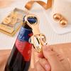 12Pack Golden 50th Birthday Bottle Opener Set, Elegant Metal Party Favors with Bow Decoration, Universal Celebration Gifts for Weddings,Bridal Showers