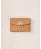 Athe Vanessabruno [Double A] Light Brown Classic Double A Accordion Business Card Holder Aaho6E553W2