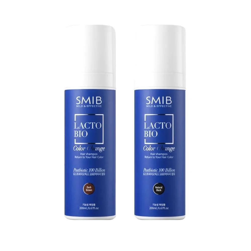 

SMIB Lactobio Hair Dye Shampoo 200ml 1 + 1 black