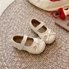 Children's Fashion Leather Shoes Little Girl High-end Princess Shoes Baby Soft Sole Shoes Lightweight Performance Shoes