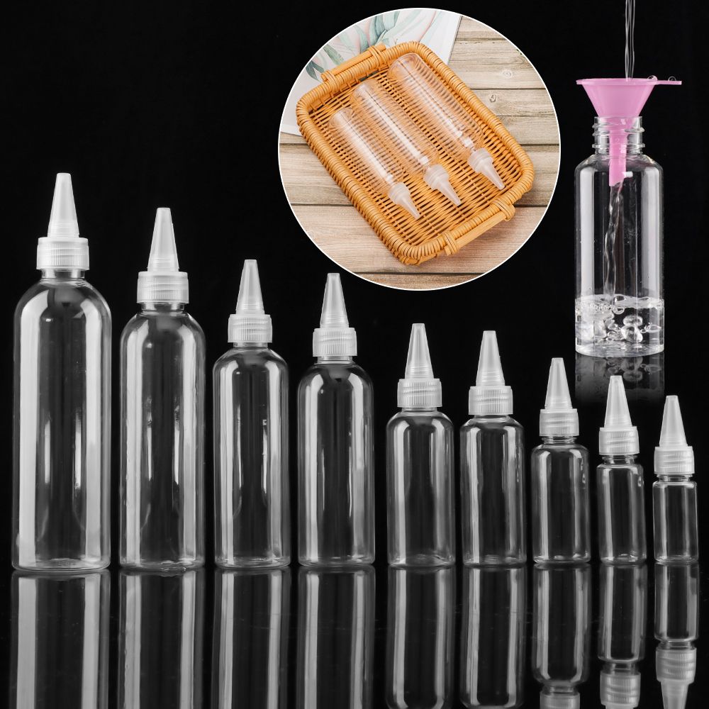 10-250ml Portable Eye Dropper Storage Refillable Empty Liquid Sample Refillable Bottle Empty Dropper Squeeze Bottle