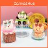 Swim Resin Charming Ring Keychain For Pool Parties With Fun Dog Bear Styles Panda