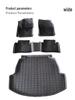 3D Waterproof TPE Trunk and Foot Mats for 2024 CHERY TIGGO 4 LHD