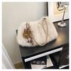 Japanese and Korean Fashion Simple Faux Fur 2026 Women's New Winter Style Commuter High-End Feel Shoulder Bag, Handbag and Crossbody Bag
