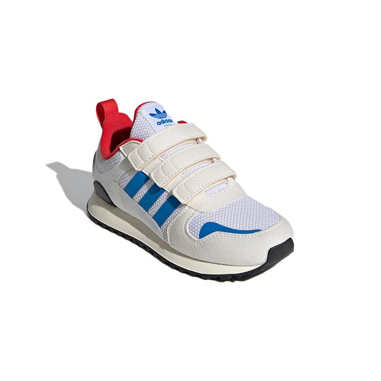 Adidas Originals ZX 700 Hd BP Abrasion Resistant Abrasion Resistant Low top Kids Lifestyle Shoes White Black FX5238
