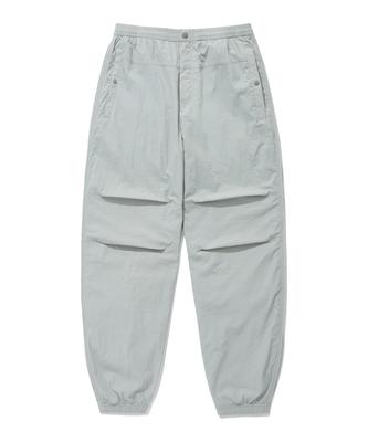 Comfy Nylon Windbreaker Pants Light Grey