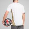 Puma X AC Milan Collaboration Fashion Slim Fit Comfortable Short Sleeve Football Shirt Men tops White Gold 777496-14