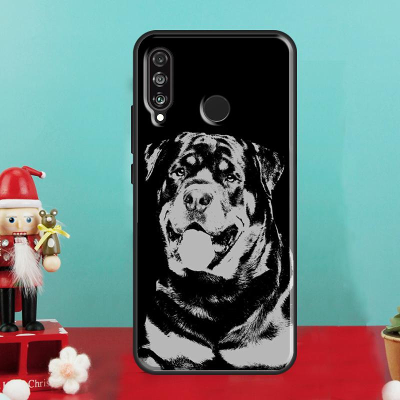 Cute Rottweiler Dog For Huawei Nova 12i 12s 11i 5T Y90 Y70 Y60 Y61 Y91 Y72 9 10 SE P60 Pro P20 P30 P40 Lite Case