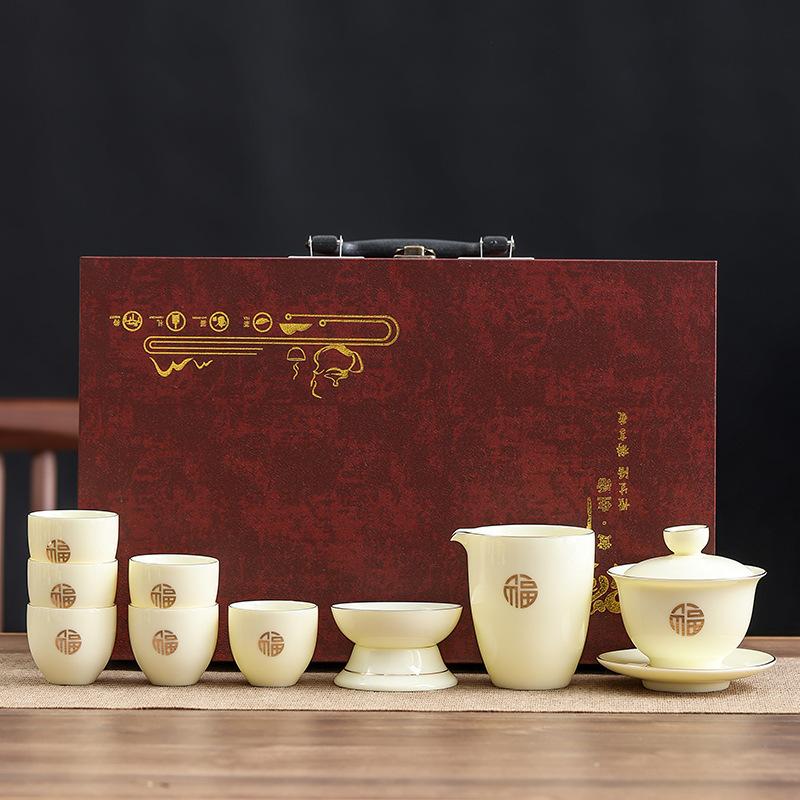 Huangshi Suzai Jade Porcelain Kung Fu Tea Set Business Company