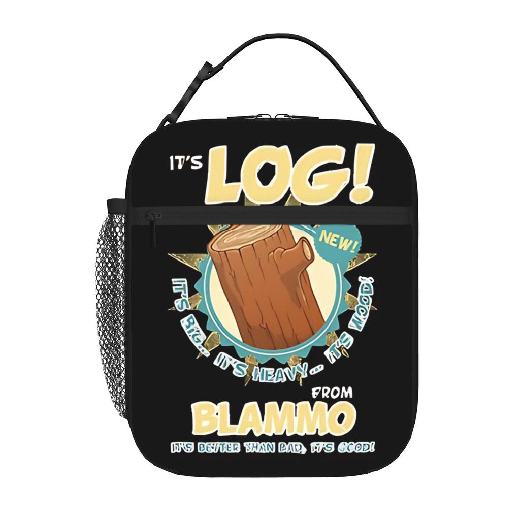 1 Piece Portable Lunch Container 90s Crazy Cartoon Duo Zipper Closure Durable Pocket Ren & Stimpy For Lunch Box Bag