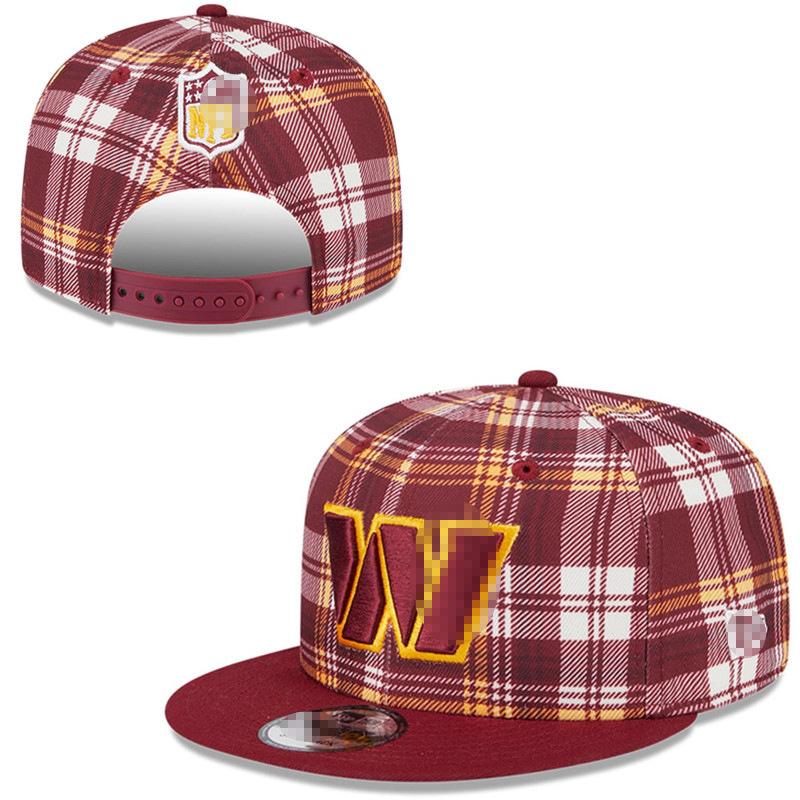 NFL Football Caps, Baseball Caps, Embroidered Flat-brim Hats for Men and Women, Sun Hats, Large Brim Hats for Men and Women