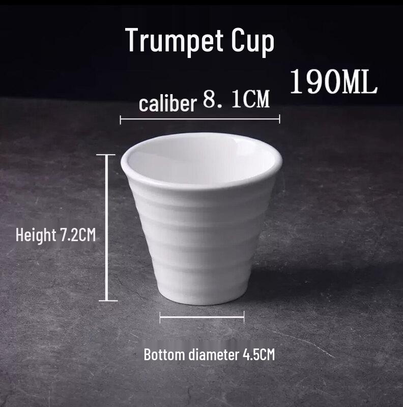 Pure White Thickened Ceramic Mug